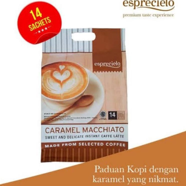 

[KODE M6CJ7] Esprecielo Caramel Macchiato Ecobag ( Isi 14 Sachet )