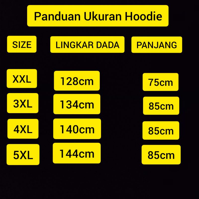 Hoodie polos oversize Wanita BIGSIZE XXXXXL.