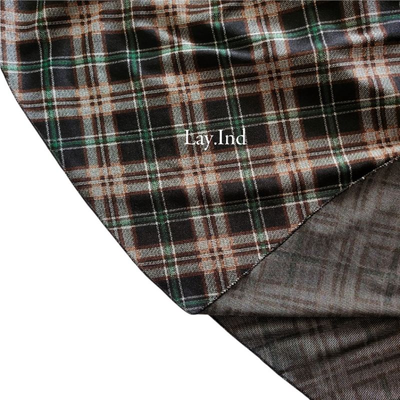 Rok Denim Aquila Tartan // Rok Payung Terbaru // Rok Muslim