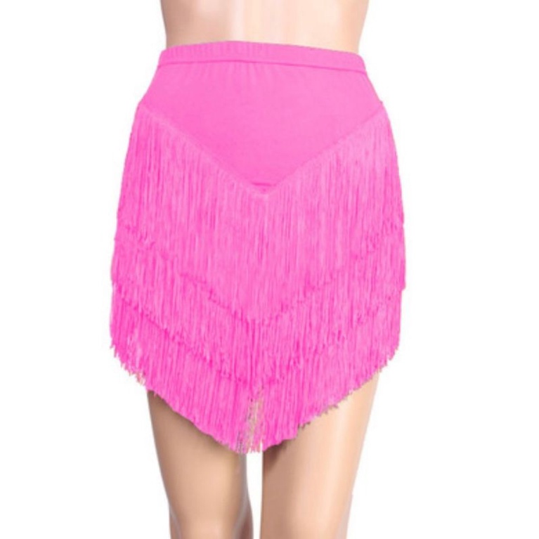 ROK RUMBAI FLARE SKIRT DANSA LINE DANCE KOSTUM PAKAIAN SENAM TARI OLAHRAGA WANITA V PDK