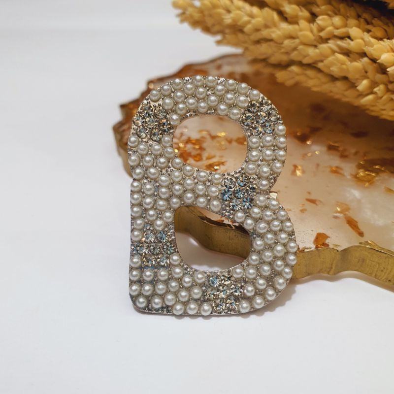 Brooch Buttonscarves KW / Bross Buttonscarves KW / Bross Button KW-017 Silver