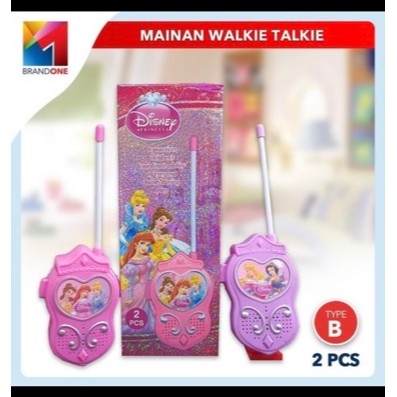 Walkie Talkie Mainan Anak / HT Karakter Spiderman / PRINCESS / FROZEN