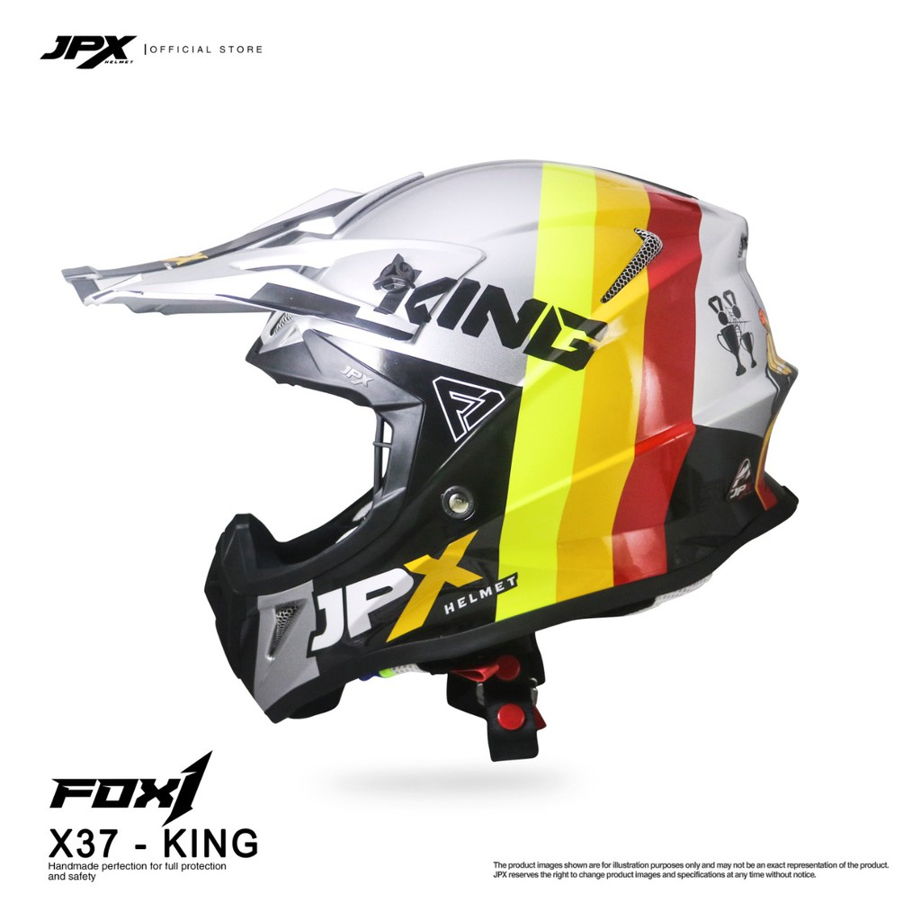 Special Promo Helm Cross Full Face JPX FOX1 - X37 King