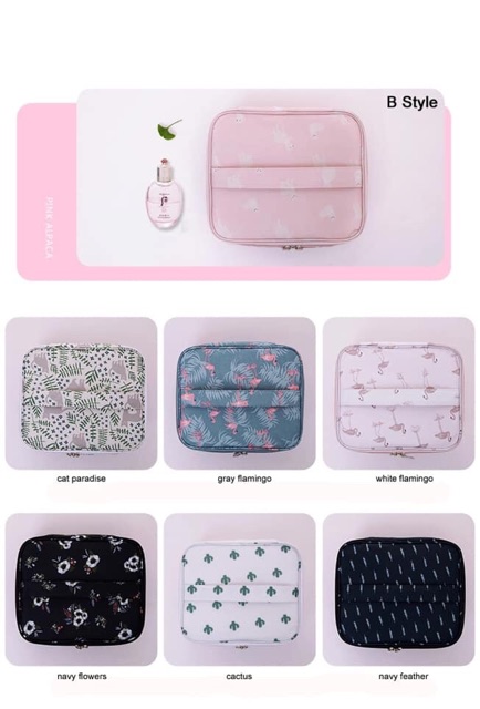 READY STOCK BELLE COSMETIC POUCH