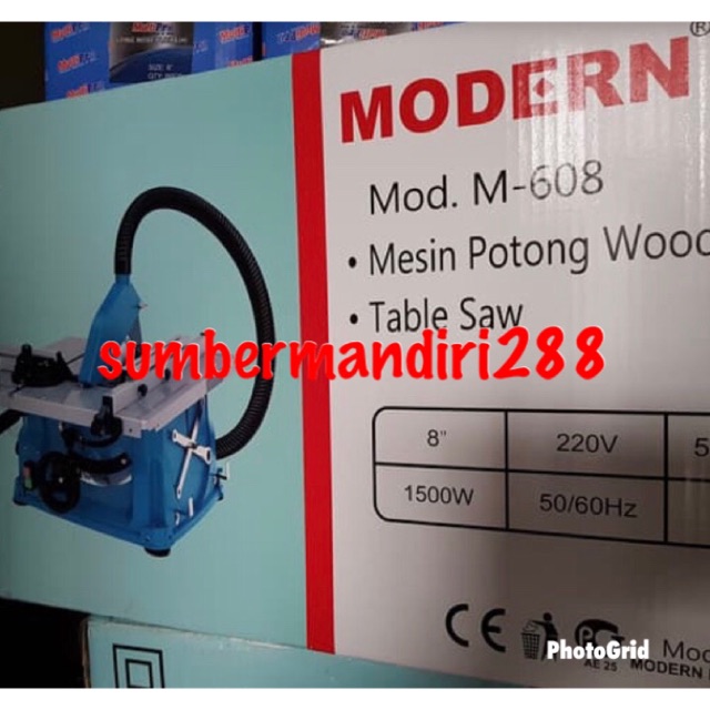 Mesin table saw Modern 8" m608
