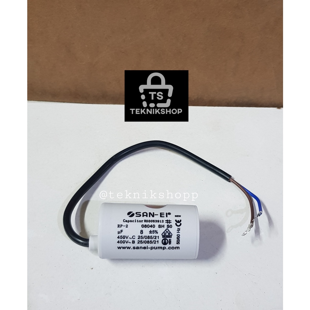 KAPASITOR 8UF 450V BULAT / CAPASITOR 8 UF 450 V / KAPASITOR 8MFD 450VAC