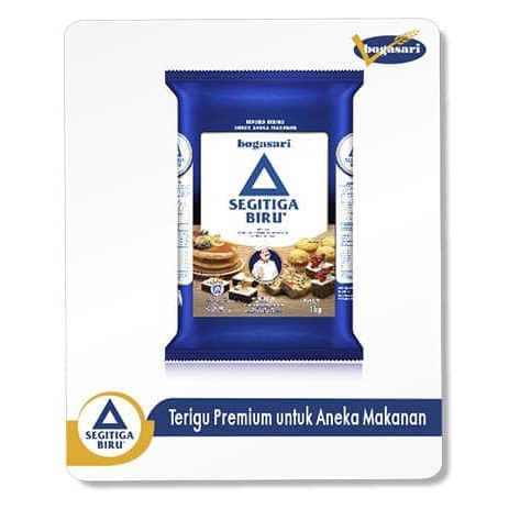 

Segitiga Biru Premium Bogasari 1 Kg - Tepung Terigu - Terigu Bogasari