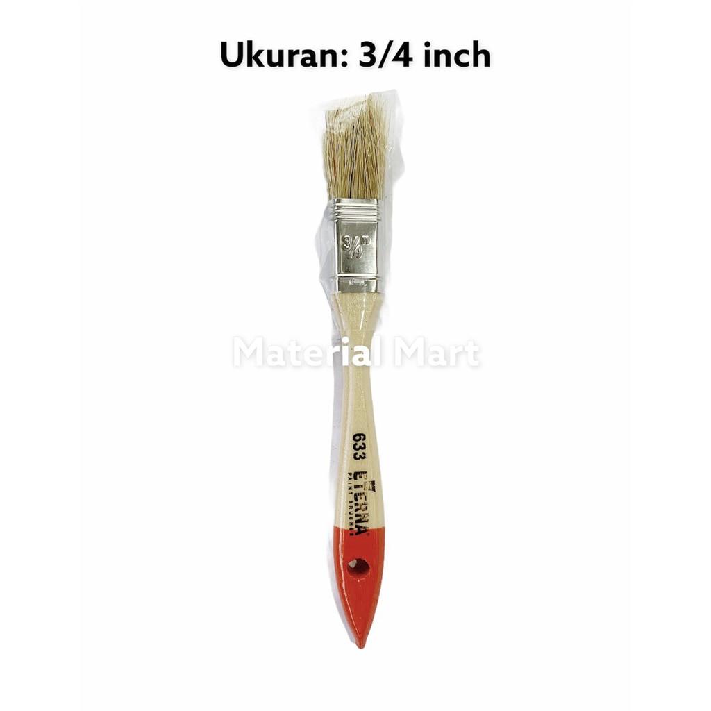 Kuas Cat Eterna 633 3/4” ORI | Kuas Eterna 3/4 inch | Kuas Tembok Material Mart