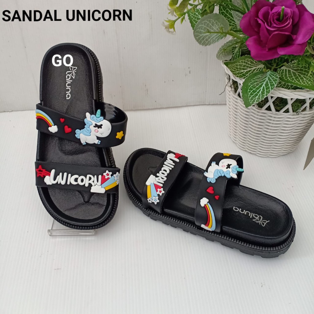 gos SANDAL TALI UNICORN Anak Sandal Anak Perempuan Selop Tali