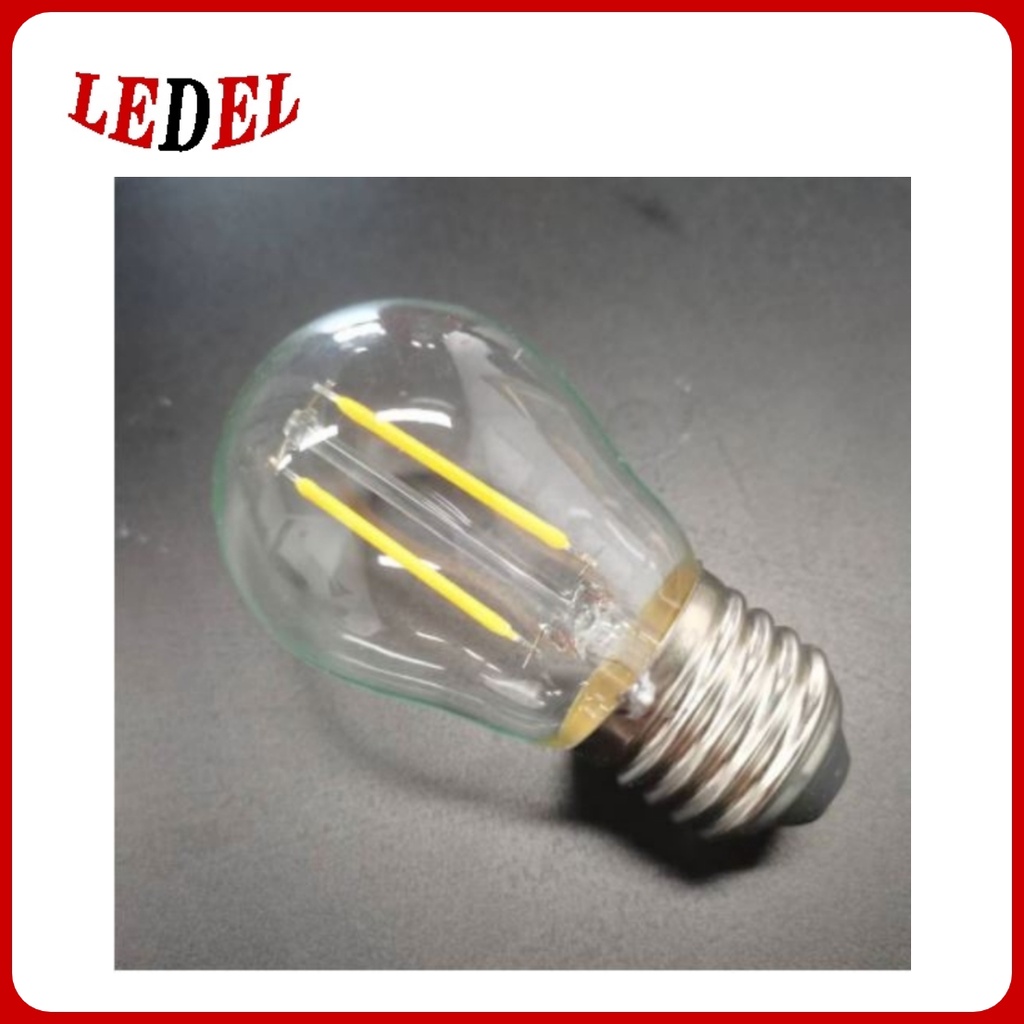 Lampu Cafe / LED bulb lampu edison 2W 4W / lampu filaments vintage Bohlam tipe G45 ST64 4watt 2watt cahaya kuning