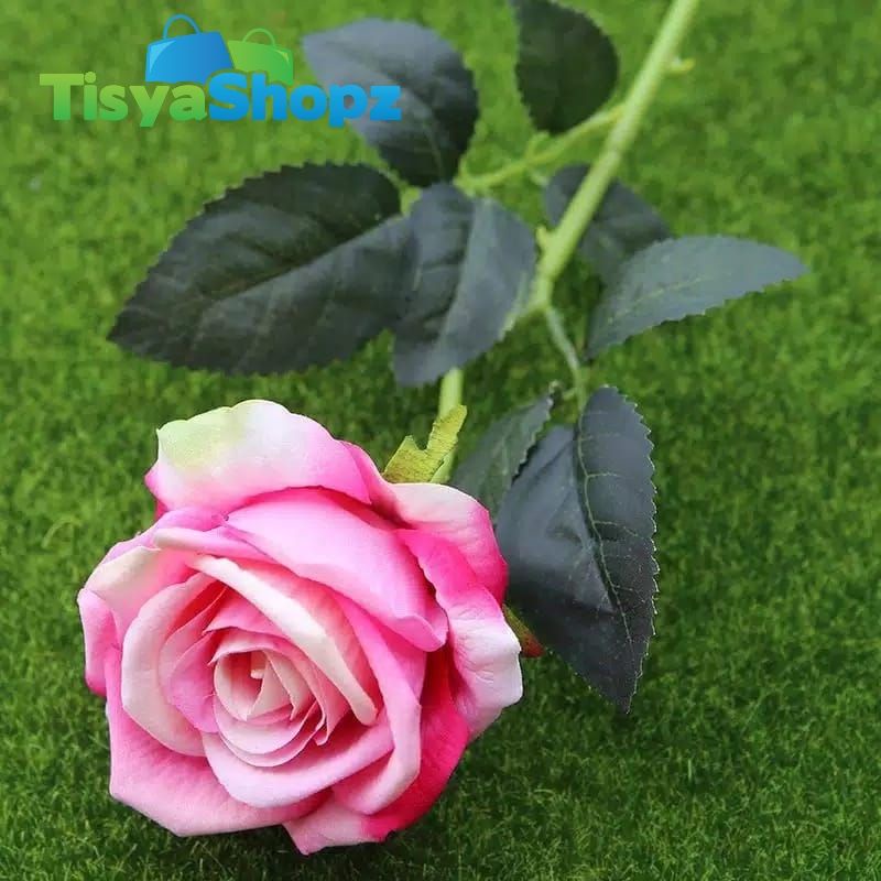 Mawar BLUDRU Duri Diameter 10 cm / Bunga Mawar Rose Artificial  / Bunga Plastik-5