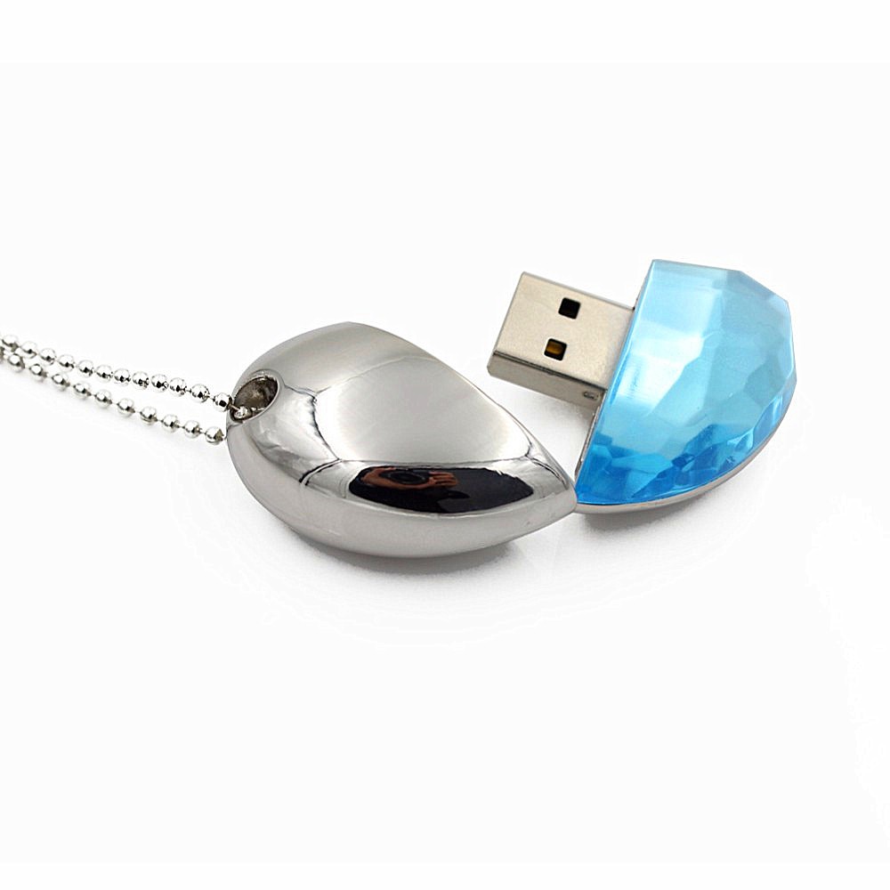 Flash Disk USB Kapasitas 128GB Bentuk Hati Cantik