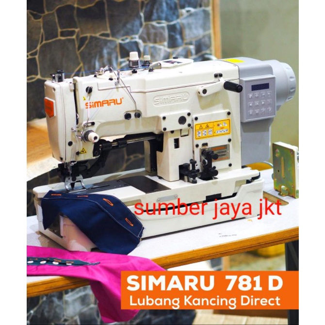 mesin lubang kancing simaru SM- 781D new/baru