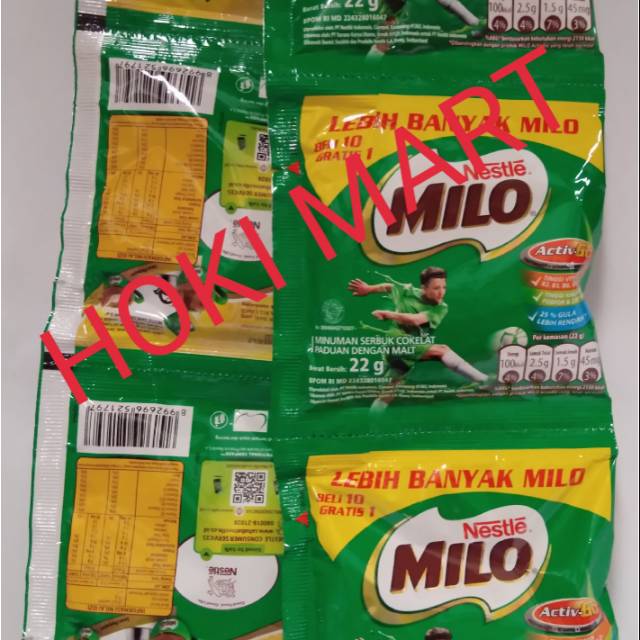 

Milo saset 10pcs Rp18000