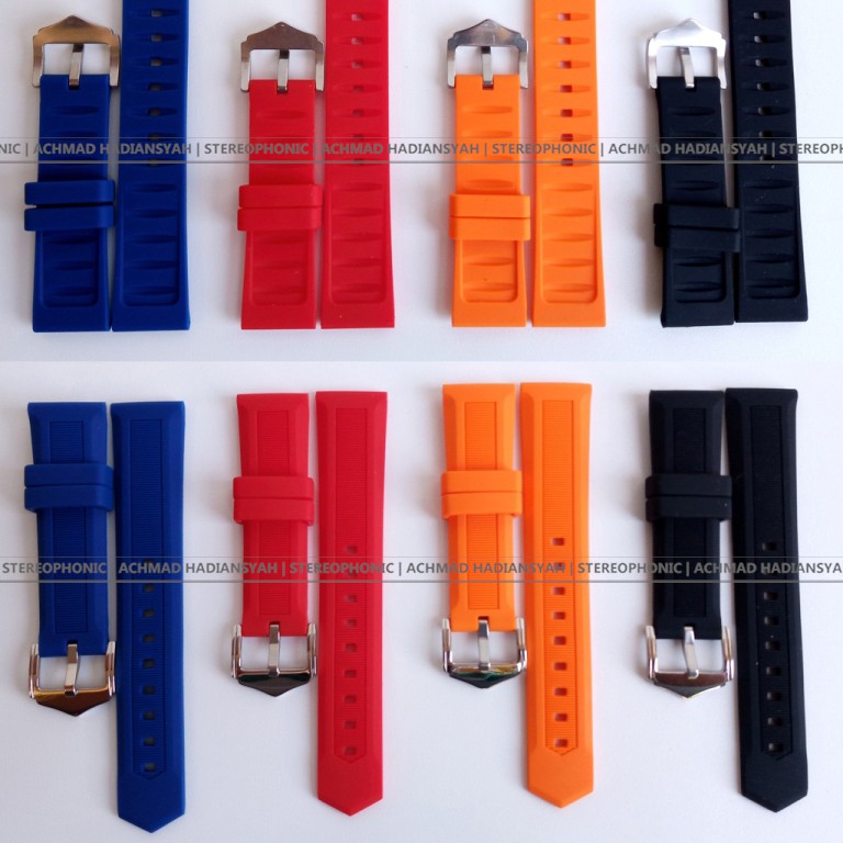 Strap SEIKO Rubber 20mm - Tali Jam Tangan 20mm - Tali Strap 20mm - Band Seiko 20mm