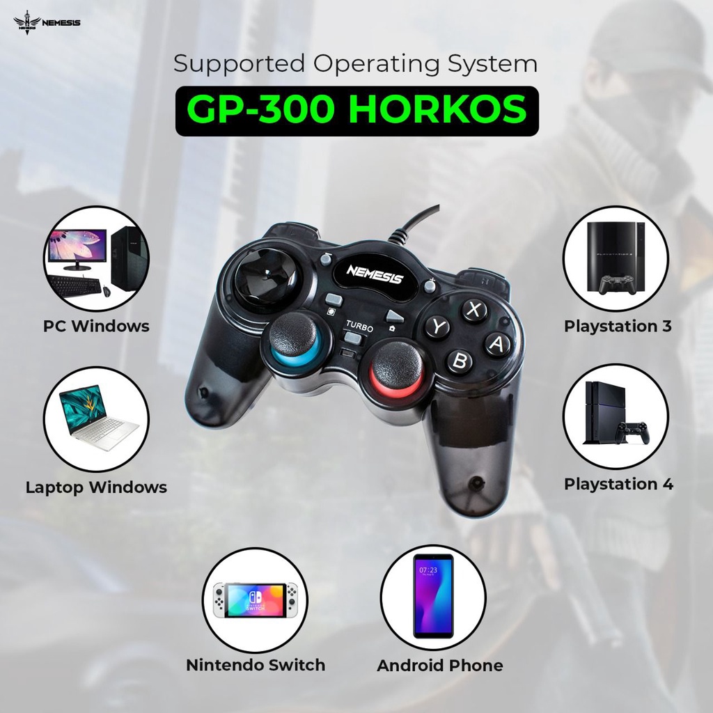 Gamepad NYK Nemesis HORKOS GP300 Multiplatform