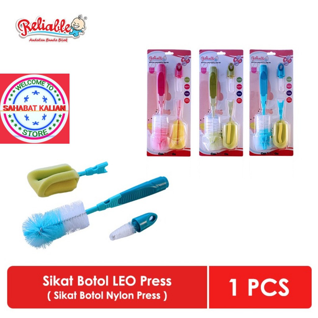 RELIABLE SIKAT PEMBERSIH BOTOL LEO 3 IN 1 RSB 7806