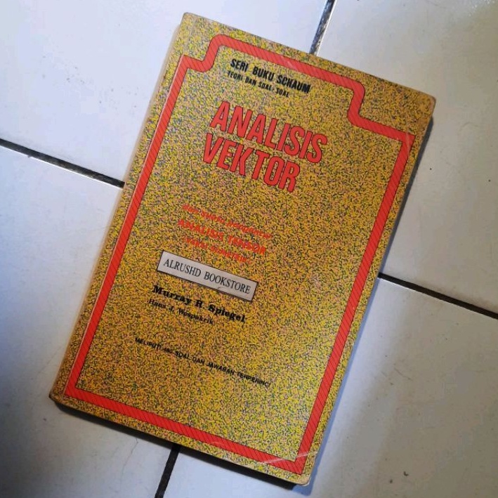Buku (ORI 100%)⭐ ANALISIS VEKTOR (Schaum) Murray H Spiegel