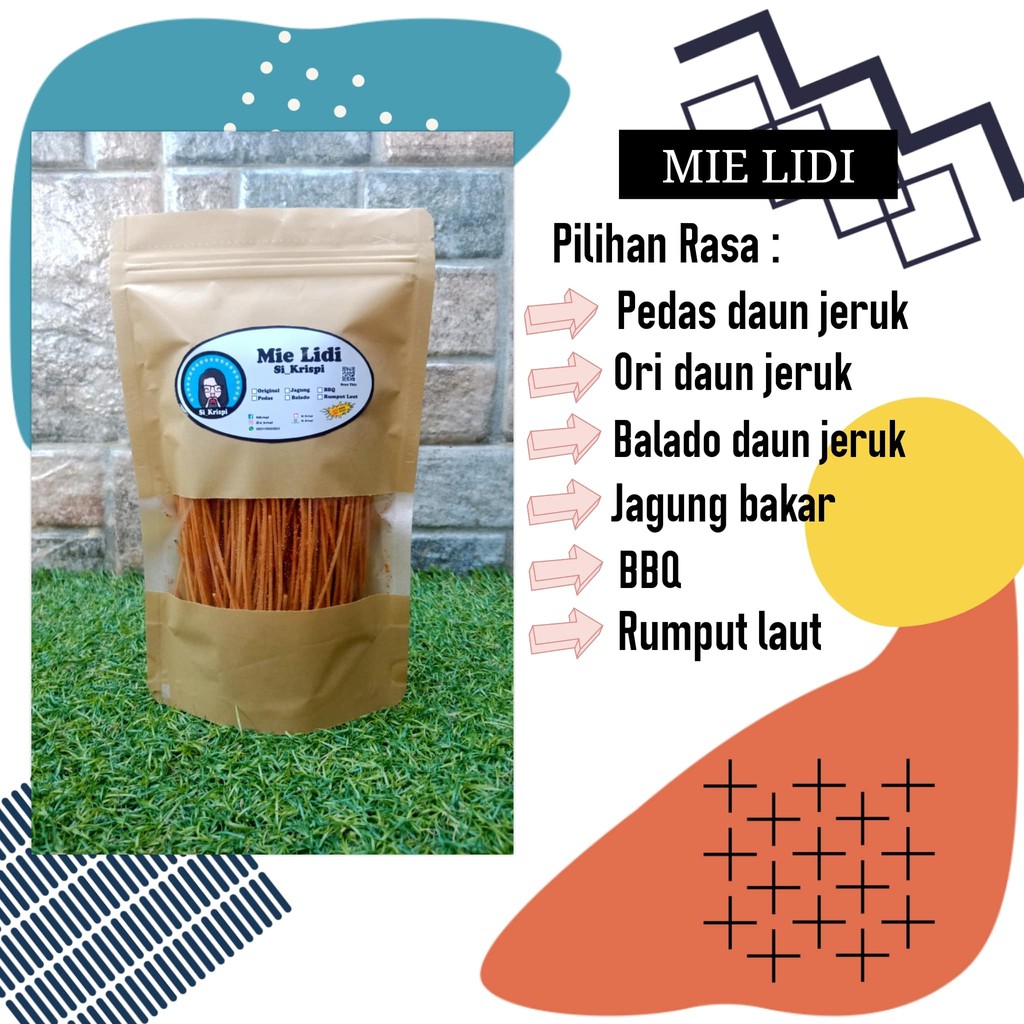 

Mie Lidi Si_Krispi Kemasan Pouch/Harga Ekonomis