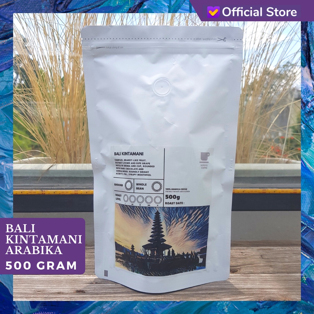 

SUTOYO COFFEE – Kopi Arabika Bali Kintamani 500 Gram by Sutoyo Coffee | Single Origin | Roast Beans