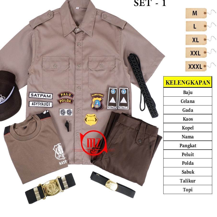 BAJU SERAGAM PDH SECURITY SATPAM BARU  BANDUNG PDL PSH SAFARI KEAMANAN KANTOR KERJA  baju seragam sa