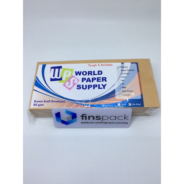 

Amplop coklat ukuran kabinet merk wps