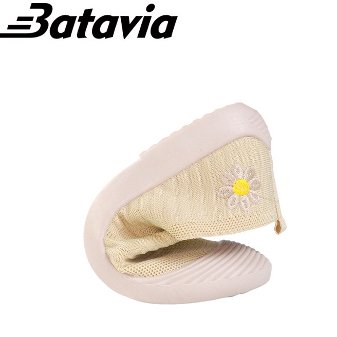 (COD)Batavia new fashion sepatu slip-on sepatu wanita sepatu flyknit sepatu flat rajut X3 A25 A26