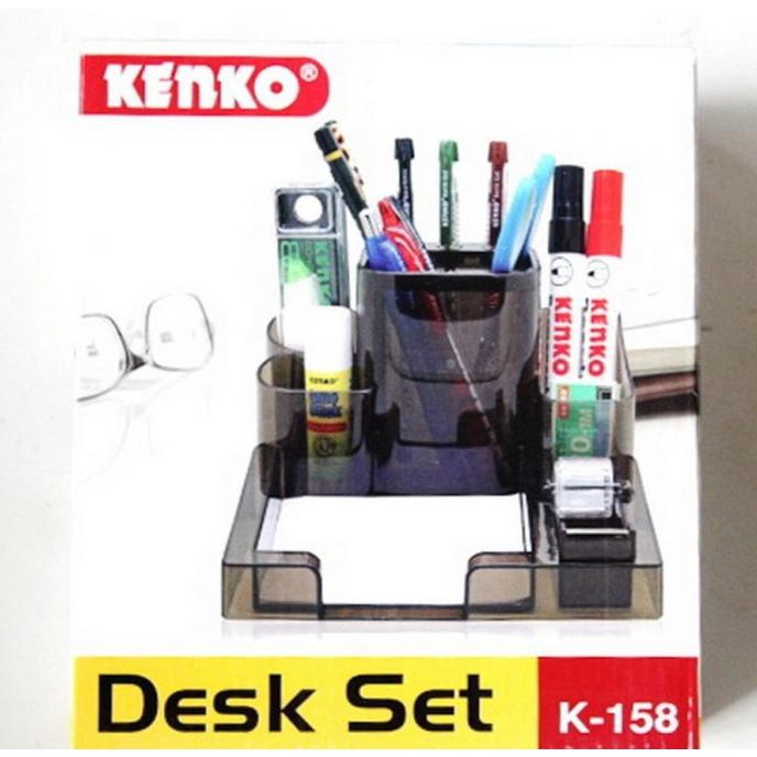 

BAYAR DITEMPAT DESK SET KENKO K-158 ( TEMPAT PENSIL MEJA )/TEMPAT PENSIL AESTHETIC/TEMPAT PENSIL ANAK PEREMPUAN/TEMPAT PENSIL LUCU/TEMPAT PENSIL 3D/TEMPAT PENSIL TRANSPARAN/TEMPAT PENSIL LUCU/TEMPAT PENSIL KOREA/TEMPAT PENSIL KAIN/TEMPAT PENSIL KALKULATOR