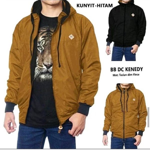 Jaket bb dc bolak balik original