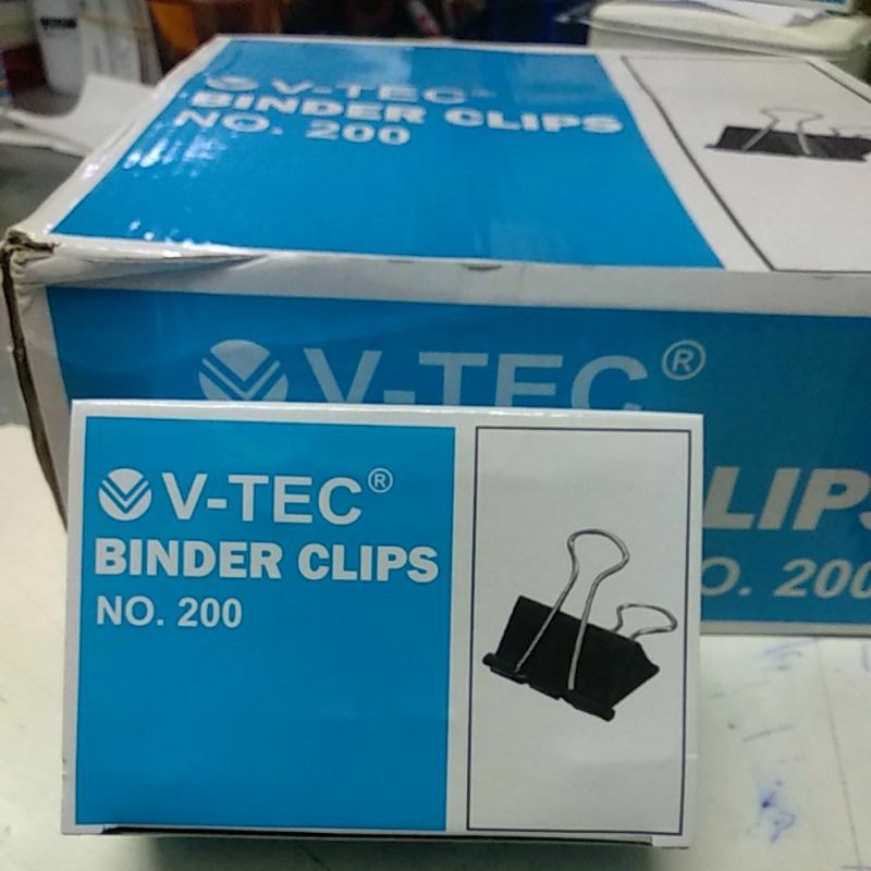 

Binder Clip/ Penjepit Kertas no.200 VTEC per kotak kecil