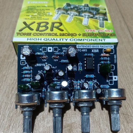 Tone Control Mono XBR Subwoofer