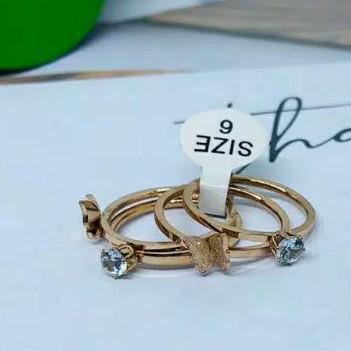 GG cincin Kupu-kupu 4 in 1 Titanium