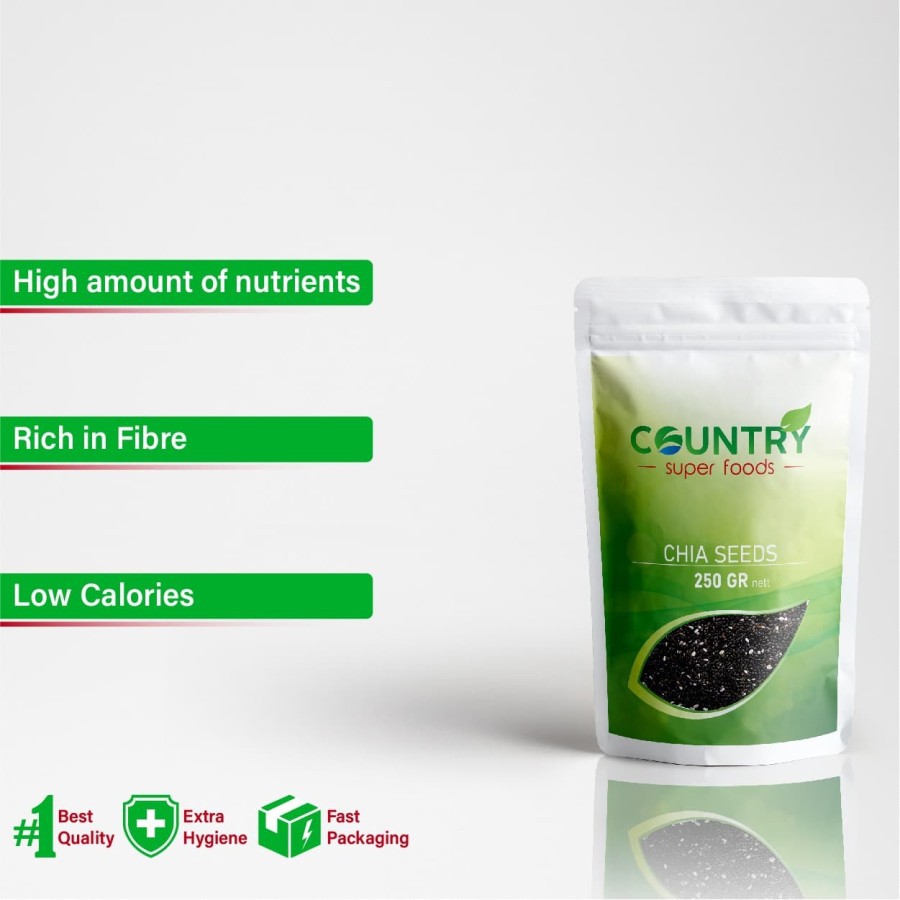 

[ 250 GR ] - Black Chia Seeds | Biji Chia Hitam