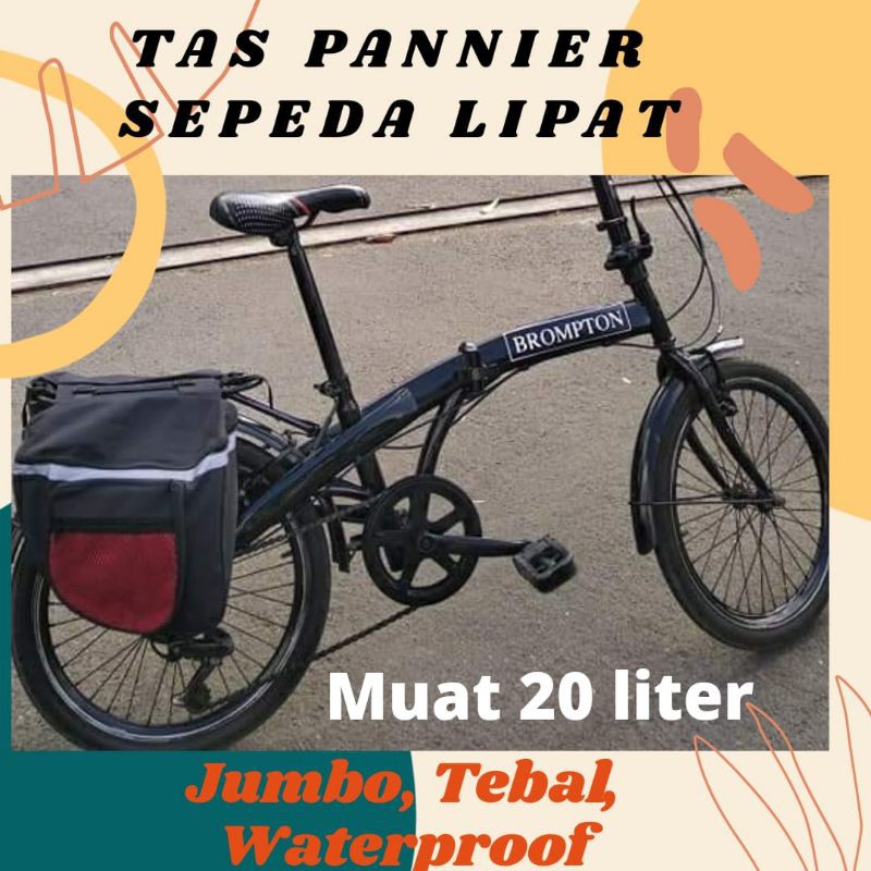 Tas Sepeda Lipat Tas Pannier Sepeda Lipat Tas Belakang Sepeda Lipat