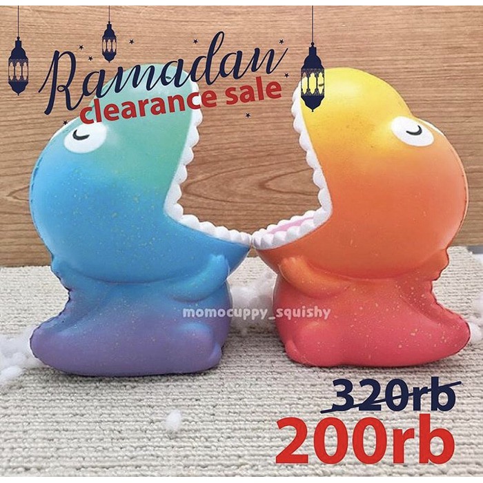 ⭐️RAMADAN CLEARANCE SALE⭐️ • toysboxshop dino jumbo squishy