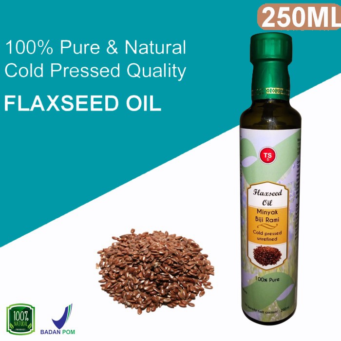 

Flaxseed Oil Minyak Biji Rami 100% Murni & Alami 250ml