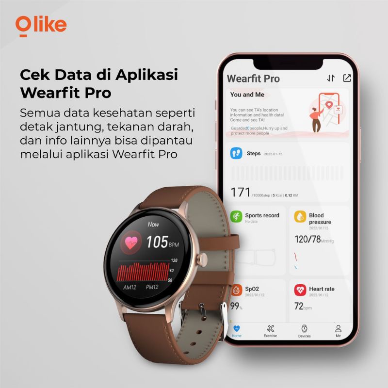 OLIKE ZETH W1 SMART WATCH GARANSI RESMI 1 TAHUN