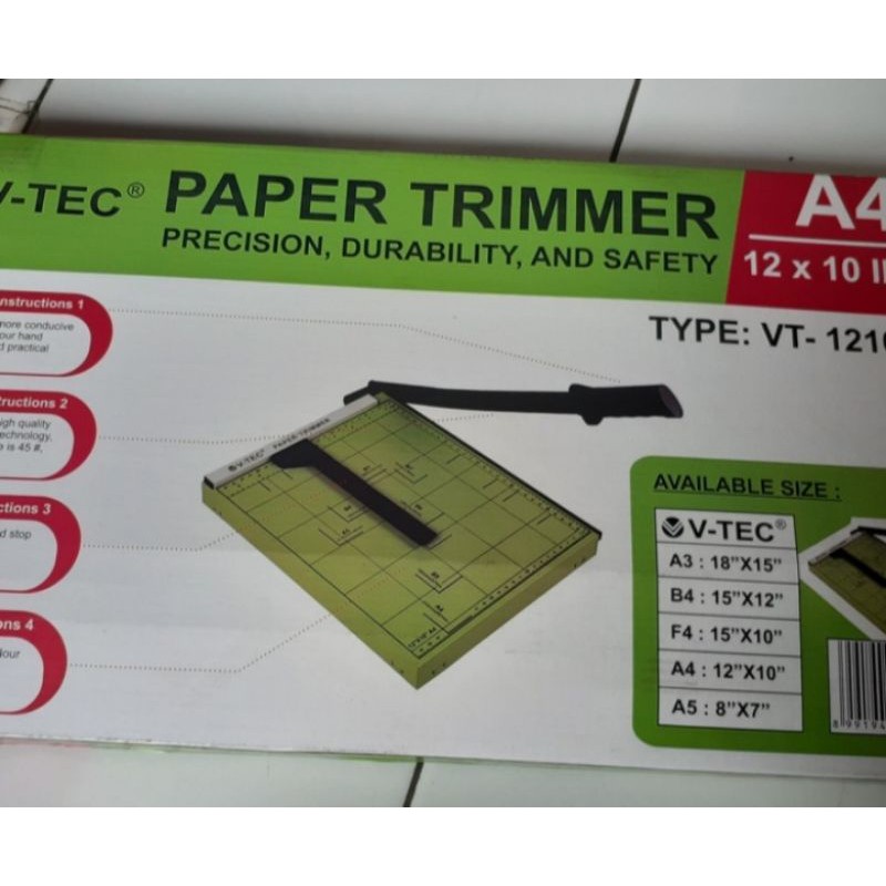 

Paper cutter Vtec A4