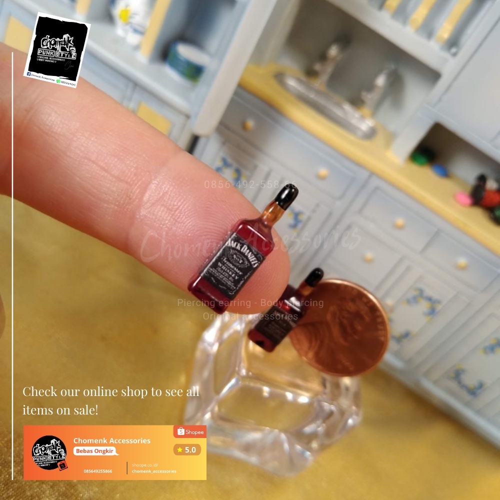 miniatur botol jack daniels diorama 1:12 jack daniels miniatur (1pcs) miniatur botol jack daniels diorama 1:12 jack daniels miniatur (1pcs)