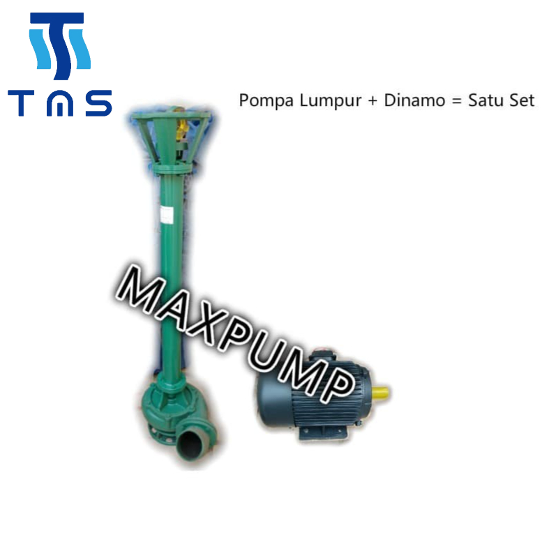 MAXPUMP NL50-12 Mesin Pompa Lumpur 3kw 3Inch satu set Dengan Dinamo 4hp 380volt Submersible Pump mud Vertikal