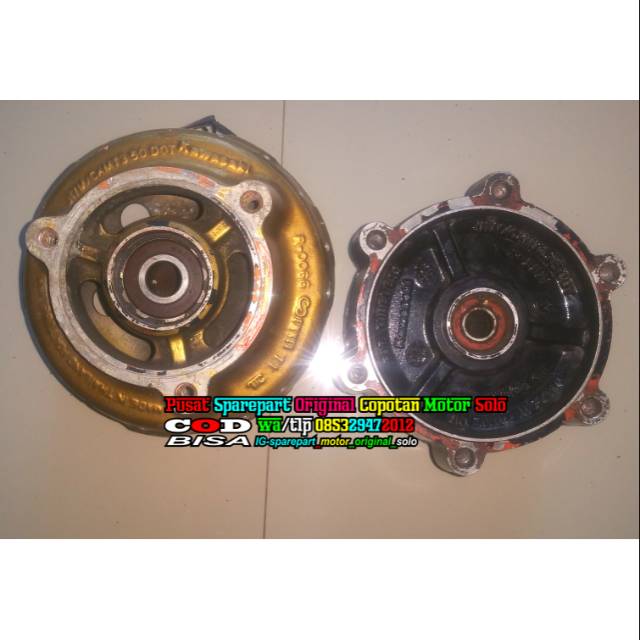 Tromol depan belakang ninja 250 original