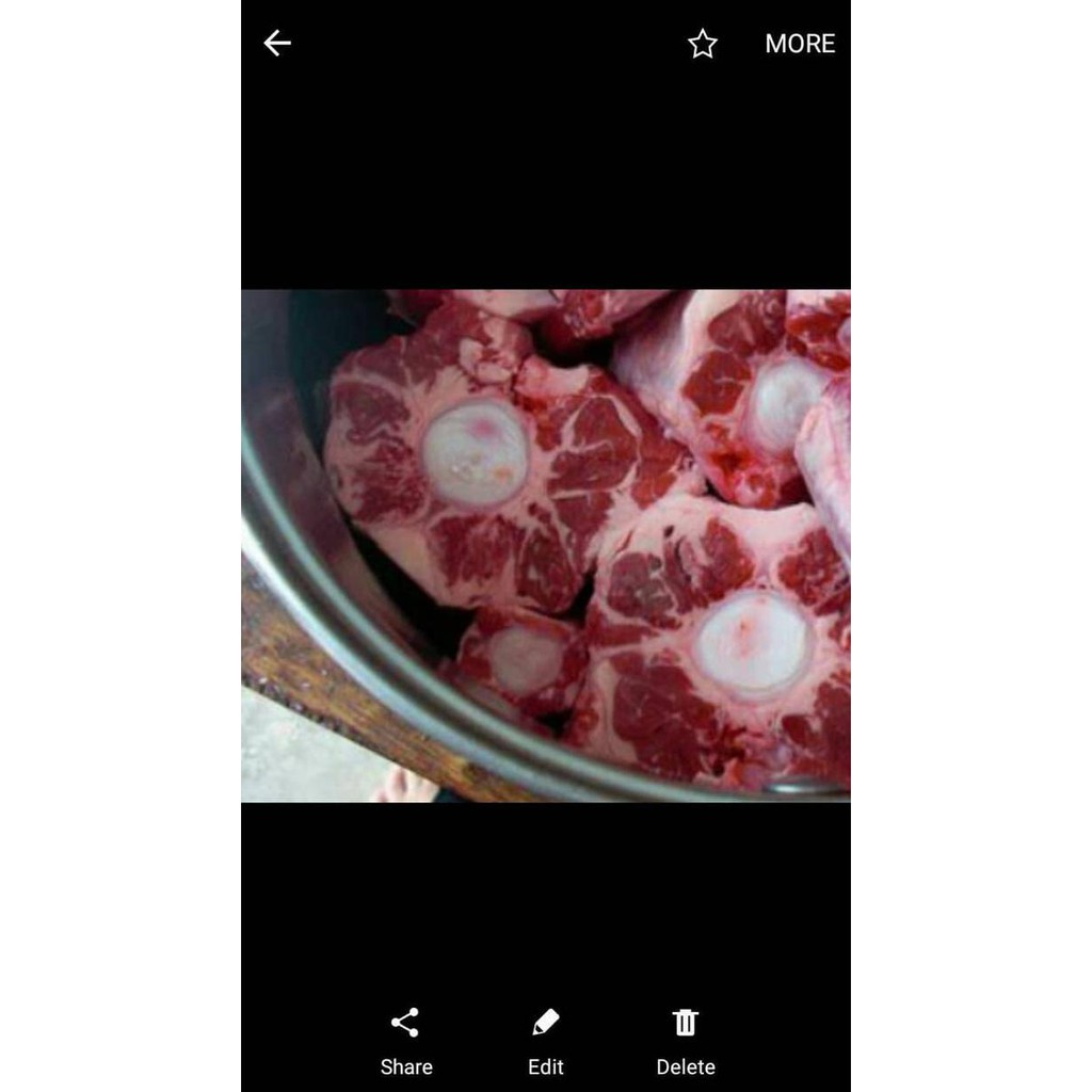 

BEST SELLER Buntut Sapi / Oxtail Impor Kualitas Super Banyak Daging ukuran 5-7cm