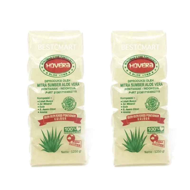 

Hovera Aloe Vera Asli Lidah Buaya(1250g/pcs)1 Pack isi 5