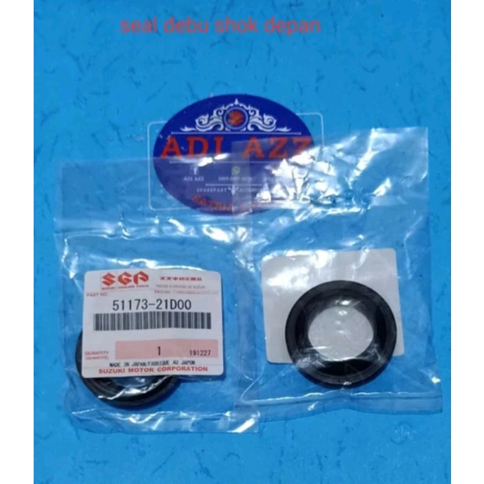 seal sil abu debu bagian luar as shock breker depan satria 2tak lumba ru hiu lscm original SGP japan