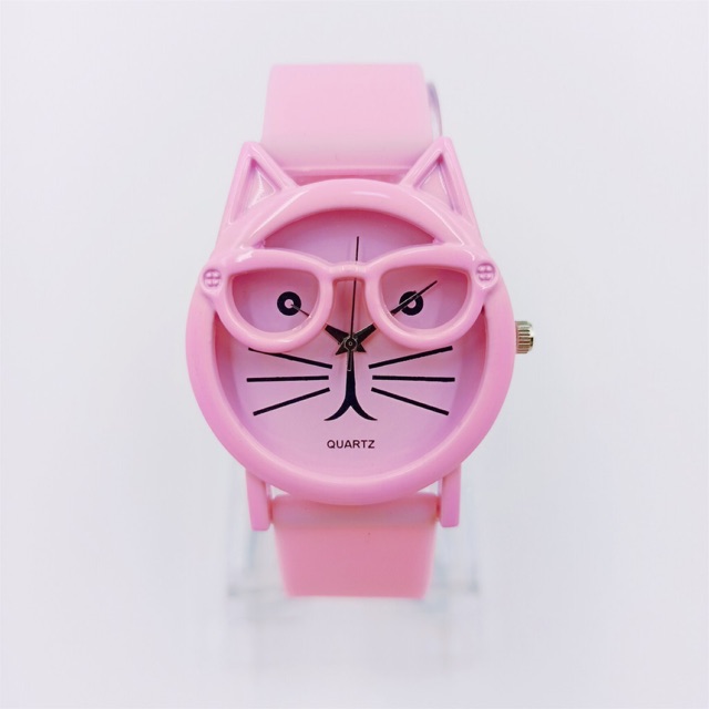 ✅COD [READY STOCK] JAM TANGAN KUCING JELLY ANGKA RUBBER BARU FASHION JAM TANGAN WANITA GROSIR  W19