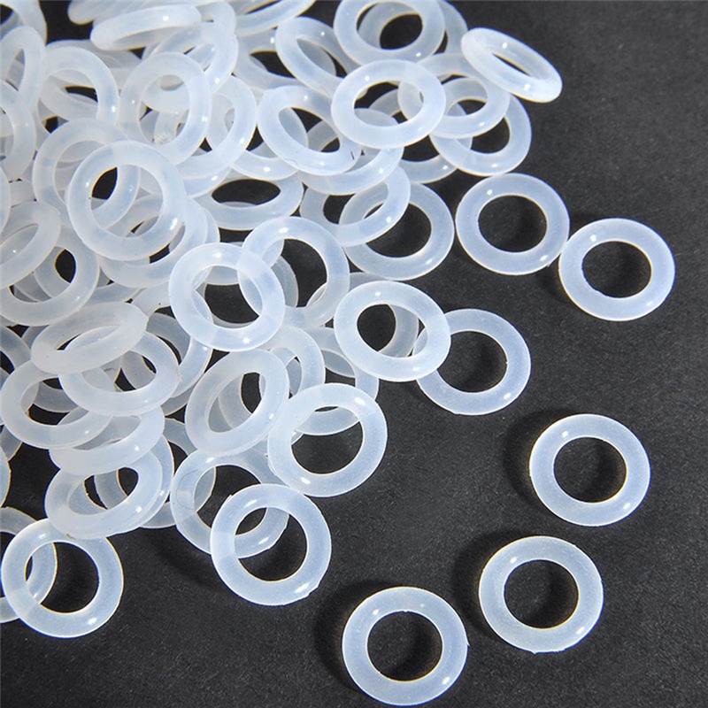 {LUCKID}120Pcs Silicone Rubber O-Ring Switch Dampeners White For Cherry MX Keyboard