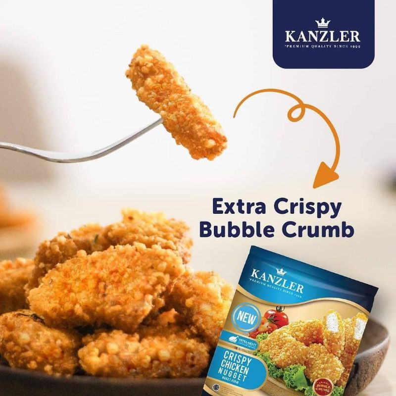 Kanzler Crispy Chicken Nugget 450gr / Nuget Ayam Kanzler