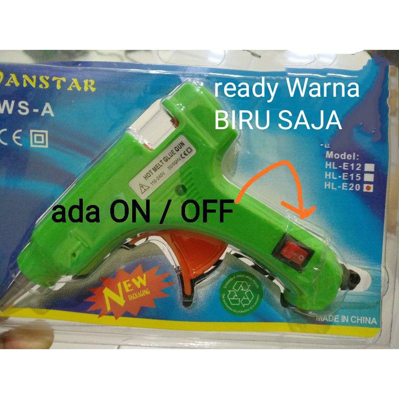 Lem Tembak Glue Gun Lem Tembak Cepat Panas 20Watt 40watt Lem Kerajinan Tangan Kreasi Lem Dekorasi