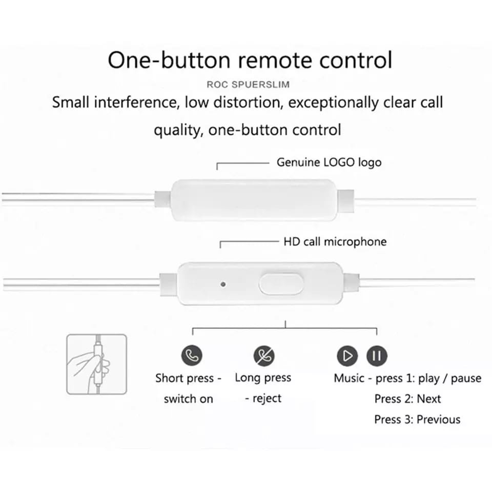 HEADSET / HANDSFREE MH-133  OPPO  PLUS MIC bisa buat semua tipe hp