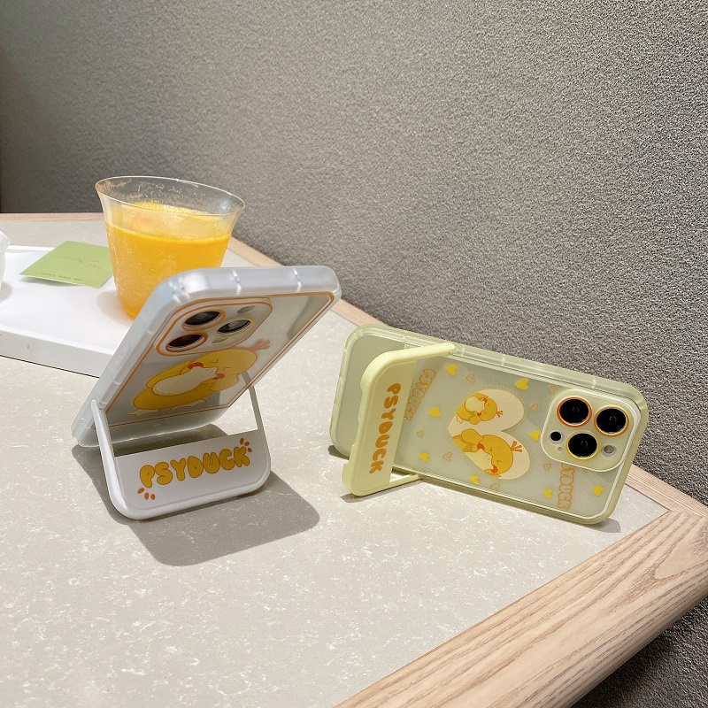 Casing iPhone 11 12 13 Pro MAX X XR XS MAX 7 8 Plus Motif Bebek Lucu Tahan Jatuh